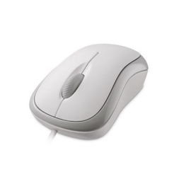 Microsoft 4YH-00008 Basic Optical Mysz for Business 1.83 m, Biały, USB