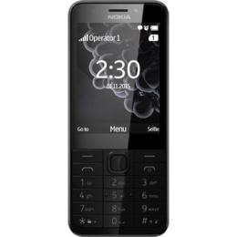 Nokia 230 Dark Silver, 2.8 ", TFT, 240 x 320 pixels, 16 MB, microSD, Dual SIM, Mini-SIM, Bluetooth, 3.0, USB version microUSB 1.