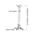 Sunne Projector Ceiling mount, Tilt, Swivel, VESA 225 - 316 mm, Silver, Maximum weight (capacity) 20 kg Sunne Projector Ceiling mount, Tilt, Swivel, VESA 225 - 316 mm, Silver, Maximum weight (capacity) 20 kg