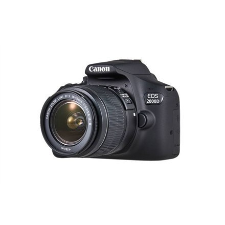 Canon EOS 2000D 18-55 IS II EU26 SLR Camera Kit, Megapixel 24.1 MP, Image stabilizer, ISO 12800, Display diagonal 3.0 ", Wi-Fi, Canon EOS 2000D 18-55 IS II EU26 SLR Camera Kit, Megapixel 24.1 MP, Image stabilizer, ISO 12800, Display diagonal 3.0 ", Wi-Fi,