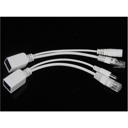 Gembird PP12-POE-0.15M-W UTP passive PoE adapter kit, White, 0.15 m Gembird PP12-POE-0.15M-W UTP passive PoE adapter kit, White, 0.15 m