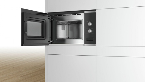 Bosch BFL520MS0 Microwave Oven, Serie 6, Built-in, 800W, 20L, stainless steel Bosch BFL520MS0 Microwave Oven, Serie 6, Built-in, 800W, 20L, stainless steel