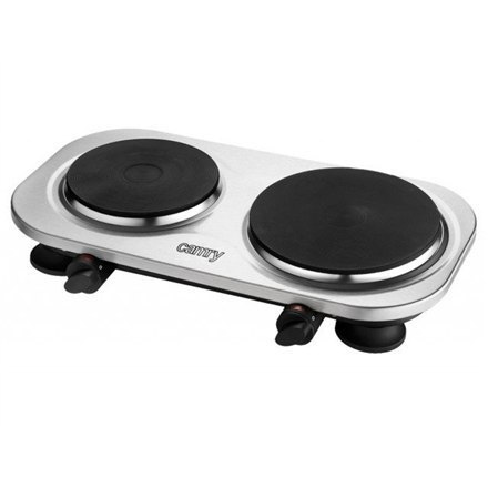Camry CR 6511 Number of burners/cooking zones 2, Rotary knobs, Stainless steel, Electric, Hot plate Camry CR 6511 Number of burners/cooking zones 2, Rotary knobs, Stainless steel, Electric, Hot plate