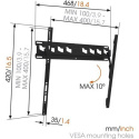 Uchwyt uchylny do telewizora Vogels MA3010-A1, Wall mount, Tilt, 32-55 ", Maximum weight (capacity) 40 kg, VESA 100-400 mm Uchwyt uchylny do telewizora Vogels MA3010-A1, Wall mount, Tilt, 32-55 ", Maximum weight (capacity) 40 kg, VESA 100-400 mm