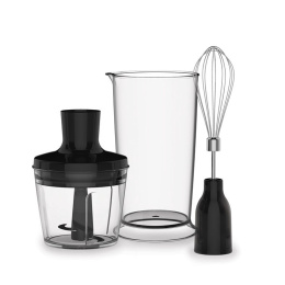 TEFAL QuickChef HB656838 Silver, 1000 W, Plastic, 0.8 L, Mini chopper, Type Hand blender