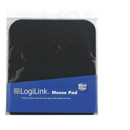 Logilink Mousepad Black, 220 x 250 mm Logilink Mousepad Black, 220 x 250 mm