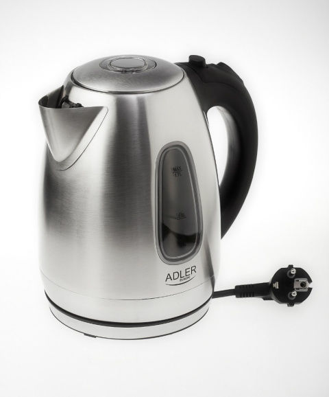Czajnik 1,7 litra ADLER AD 1223, Stainless steel, 2200 W, 1.7 L, 360° Czajnik 1,7 litra ADLER AD 1223, Stainless steel, 2200 W, 1.7 L, 360°